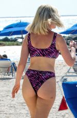 AMY HART in Bikini on the Beach in Barbados 10/31/2019