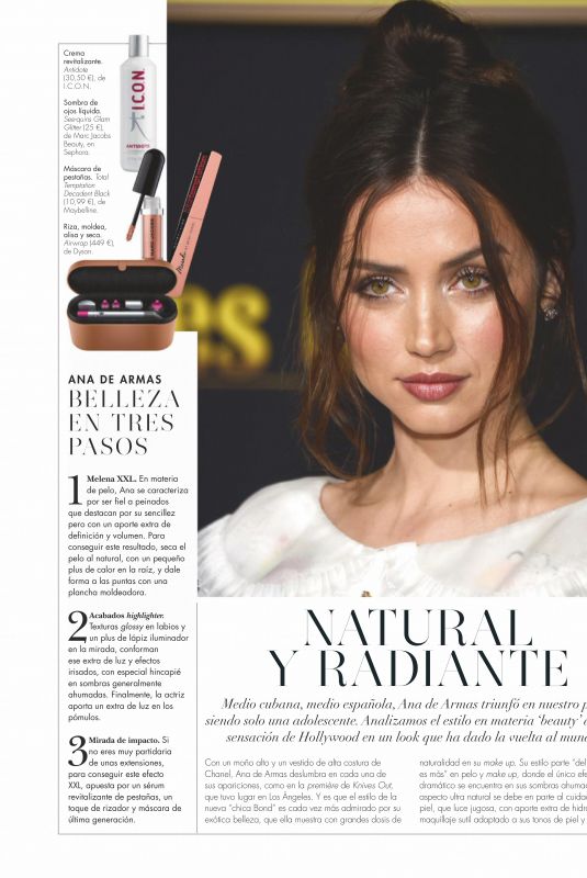 ANA DE ARMAS in Hola Fashion Magazine, January 2020