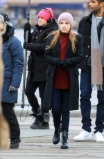 ANNA KENDRICK on the Set of Love Life 12/16/2019