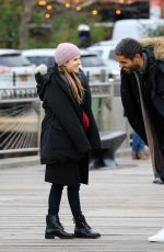 ANNA KENDRICK on the Set of Love Life 12/16/2019