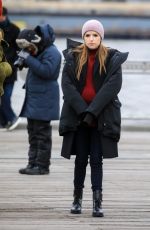 ANNA KENDRICK on the Set of Love Life 12/16/2019