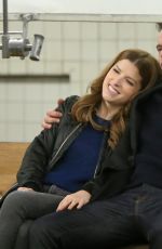ANNA KENDRICK on the Set of Love Life in Brooklyn 12/18/2019