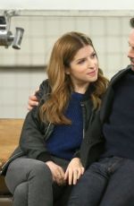 ANNA KENDRICK on the Set of Love Life in Brooklyn 12/18/2019