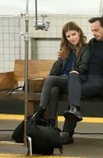 ANNA KENDRICK on the Set of Love Life in Brooklyn 12/18/2019