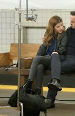 ANNA KENDRICK on the Set of Love Life in Brooklyn 12/18/2019