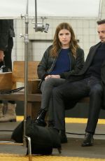 ANNA KENDRICK on the Set of Love Life in Brooklyn 12/18/2019