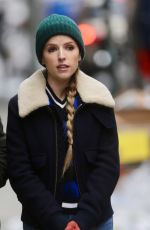 ANNA KENDRICK on the Set of Love Life in New York 12/04/2019