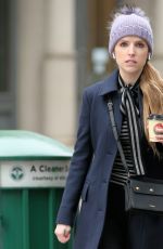 ANNA KENDRICK on the Set of Love Life in New York 12/04/2019