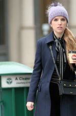 ANNA KENDRICK on the Set of Love Life in New York 12/04/2019