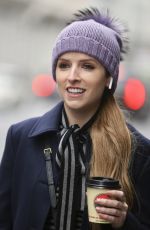 ANNA KENDRICK on the Set of Love Life in New York 12/04/2019