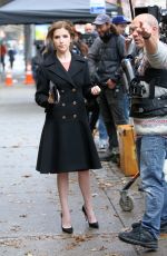 ANNA KENDRICK on the Set of Love Life in New York 12/10/2019