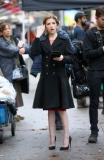 ANNA KENDRICK on the Set of Love Life in New York 12/10/2019