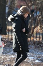 ANNA KENDRICK on the Set of Love Life in New York 12/20/2019