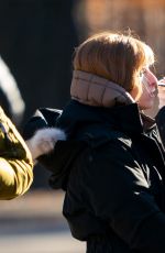 ANNA KENDRICK on the Set of Love Life in New York 12/20/2019