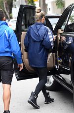 ANNA KOURNIKOVA Waiting for Her Car Out in Miami 12/23/2019
