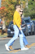 ANNABELLE WALLIS and Chris Pine Out in Hollywood 12/19/2019