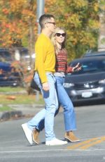 ANNABELLE WALLIS and Chris Pine Out in Hollywood 12/19/2019