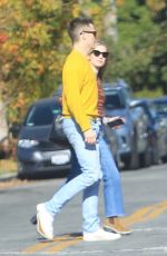 ANNABELLE WALLIS and Chris Pine Out in Hollywood 12/19/2019