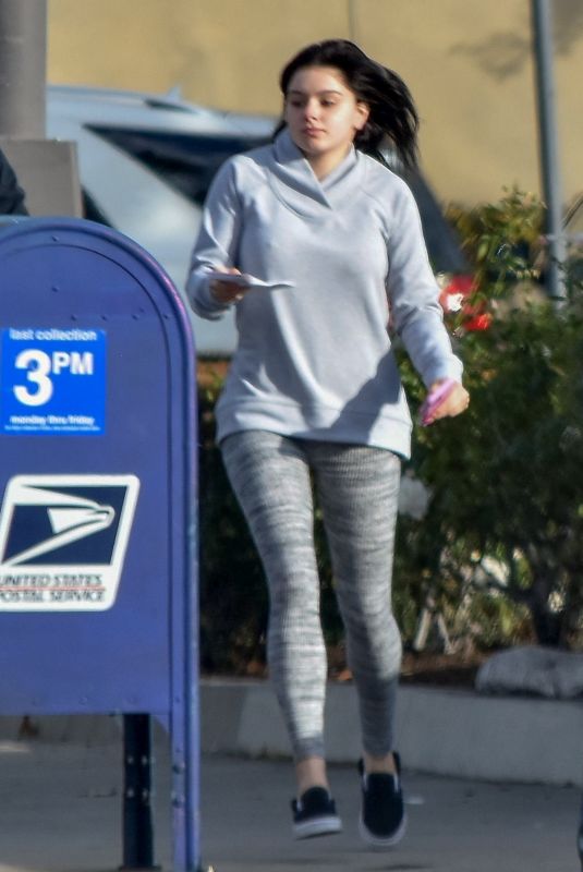 ARIEL WINTER at a Mail Box in Studio City 12/30/2019