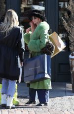 ASHLE SIMPSON Out Shopping in Aspen 12/26/2019