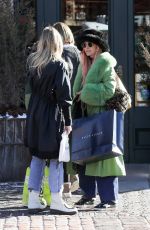 ASHLE SIMPSON Out Shopping in Aspen 12/26/2019