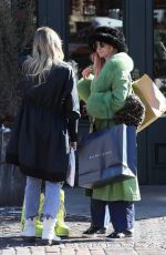 ASHLE SIMPSON Out Shopping in Aspen 12/26/2019