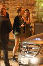 ASHLEY BENSON and CARA DELEVINGNE Out for Dinner in Rio De Janeiro 12/30/2019