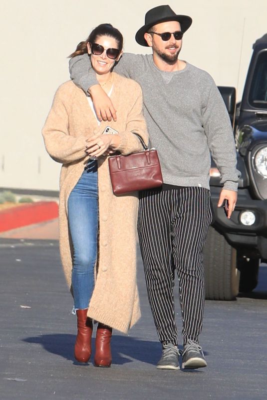 ASHLEY GREENE and Paul Khoury Out Shopping in West Hollywood 12/11/2019
