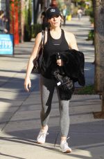 ASHLEY GREENE Leaves Yoga Class in Studio City 12/28/2019
