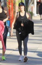 ASHLEY GREENE Leaves Yoga Class in Studio City 12/28/2019