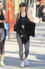 ASHLEY GREENE Leaves Yoga Class in Studio City 12/28/2019