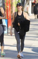ASHLEY GREENE Leaves Yoga Class in Studio City 12/28/2019