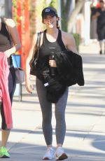 ASHLEY GREENE Leaves Yoga Class in Studio City 12/28/2019