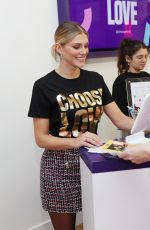 ASHLEY JAMES at Choose Love Pop-up Store Event in London 12/09/2019