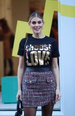 ASHLEY JAMES at Choose Love Pop-up Store Event in London 12/09/2019