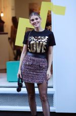 ASHLEY JAMES at Choose Love Pop-up Store Event in London 12/09/2019