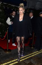 ASHLEY ROBERTS at Tramp Private Members Club Christmas Party in London 12/17/2019