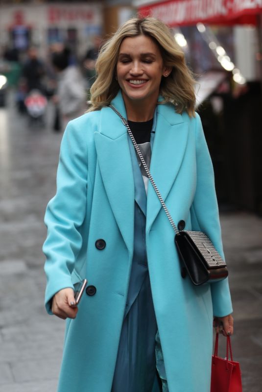 ASHLEY ROBERTS Leaves Heart Radio in London 12/19/2019