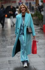 ASHLEY ROBERTS Leaves Heart Radio in London 12/19/2019