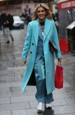 ASHLEY ROBERTS Leaves Heart Radio in London 12/19/2019