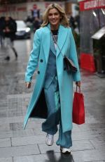 ASHLEY ROBERTS Leaves Heart Radio in London 12/19/2019