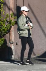 ASHLEY TISDALE and Christopher French Out with Their Dog in Los Feliz 12/28/2019