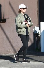 ASHLEY TISDALE and Christopher French Out with Their Dog in Los Feliz 12/28/2019