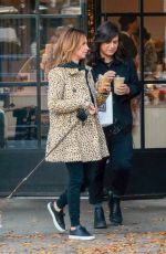 ASHLEY TISDALE Out for Coffee at Joan