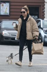 ASHLEY TISDALE Out with Her Dog in Los Feliz 12/14/2019