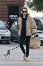 ASHLEY TISDALE Out with Her Dog Ziggy in Los Geliz 12/14/2019