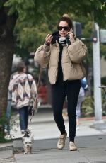 ASHLEY TISDALE Out with Her Dog Ziggy in Los Geliz 12/14/2019