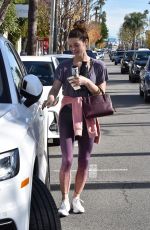 ASHLEYGREENE Leaves a Gym in Studio City 12/20/2019