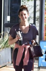 ASHLEYGREENE Leaves a Gym in Studio City 12/20/2019