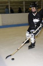 AVRIL LAVIGNE at RCA Records Annual Hockey Game in New York 12/14/2004